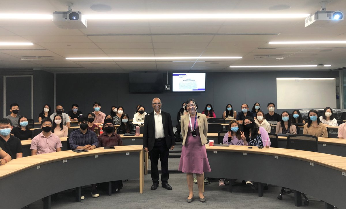 Privileged to have Mr Gregory Vijayendran SC, President of the Law Society, to be our first speaker of the year in the "Law as Calling" series. Mr Vijayendran shared how the profession is a noble one, and how young lawyers can serve and do good amidst multidirectional pressures.