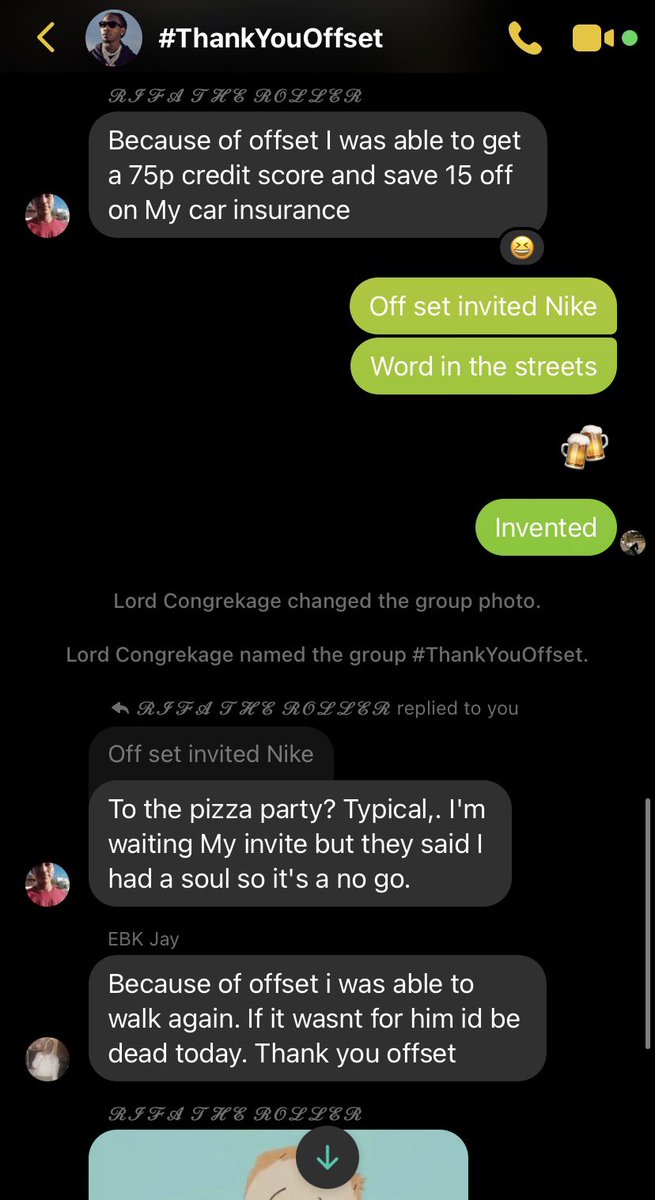 #ThankYouOffset REAL RECOGNIZE REAL HE THE TRENDSETTER NO KIZZAP ❌🧢