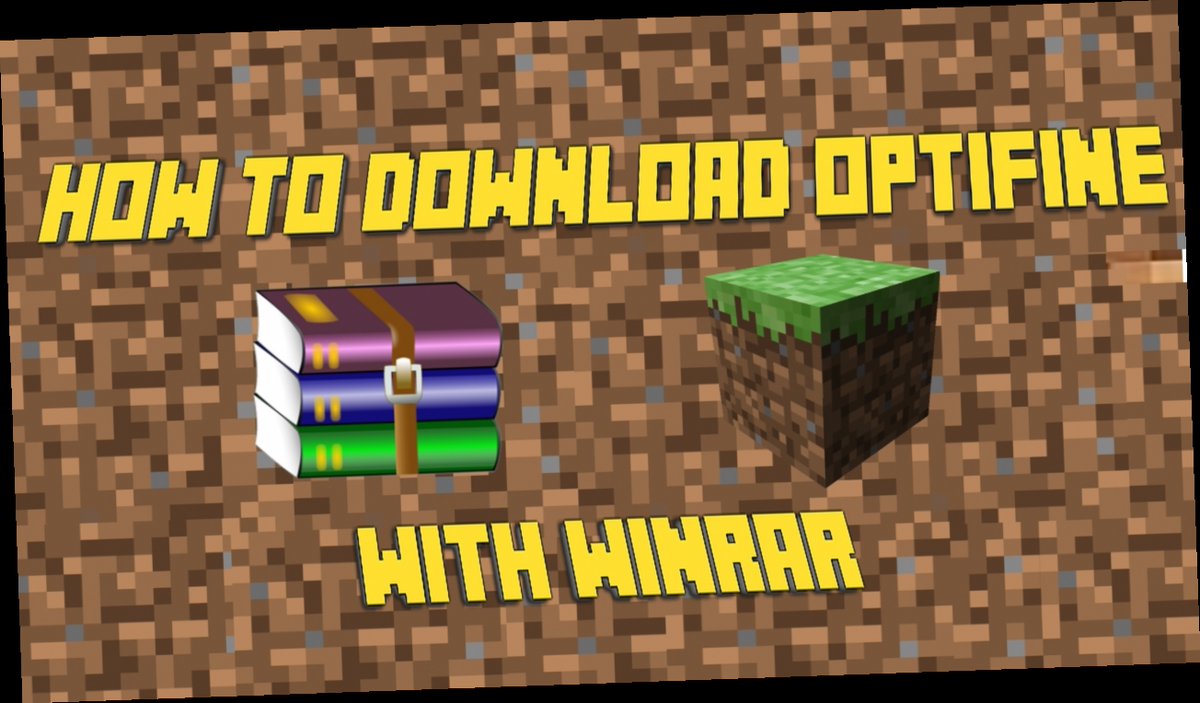 how to download optifine using winrar