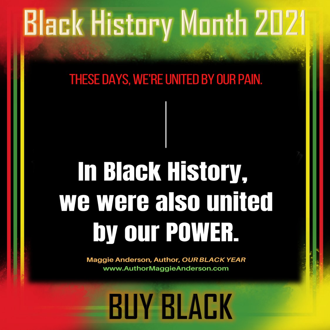HONOR BLACK HISTORY MONTH! I love you. I love our history. I love the Black owned businesses that fueled, funded, facilitated that history. And that's why I BUY BLACK. 
#BlackHistoryMonth #blacklivesmatter #unity #solidarity #ourblackyear #FightBack #economicempowerment #BuyBlack