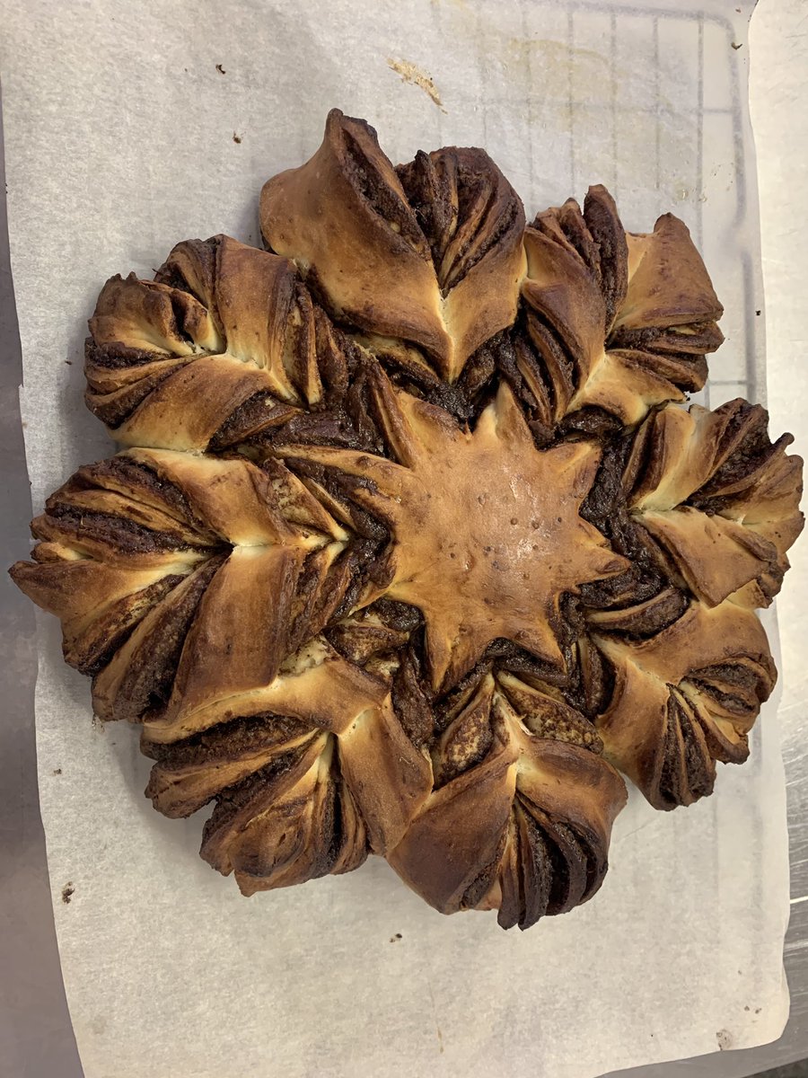 Look at this Chocolate Twister Bread - brand new cook Callum smashing it in the kitchen 😍👨‍🍳