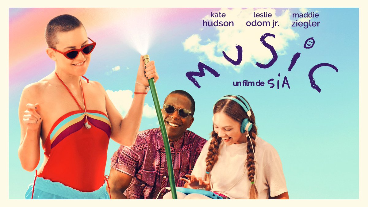 ¡MUSIC, la nueva película de Sia estará disponible este Viernes 12 de Febrero en Chile por Cinemark y Cinehoyts! 
☁️🌈☁️🎧🇨🇱