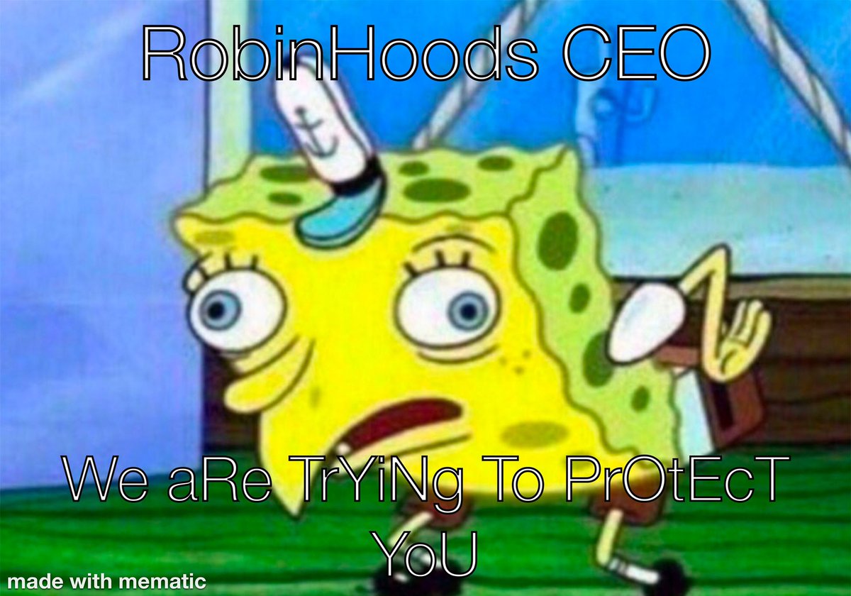 Baerzilla's tweet photo. Why of course you are...🙄🙄 #AMCtothemoon #CancelRobinhood #wallstreetbets #gamestonk #freemarket https://t.co/CbO6uvZZVA