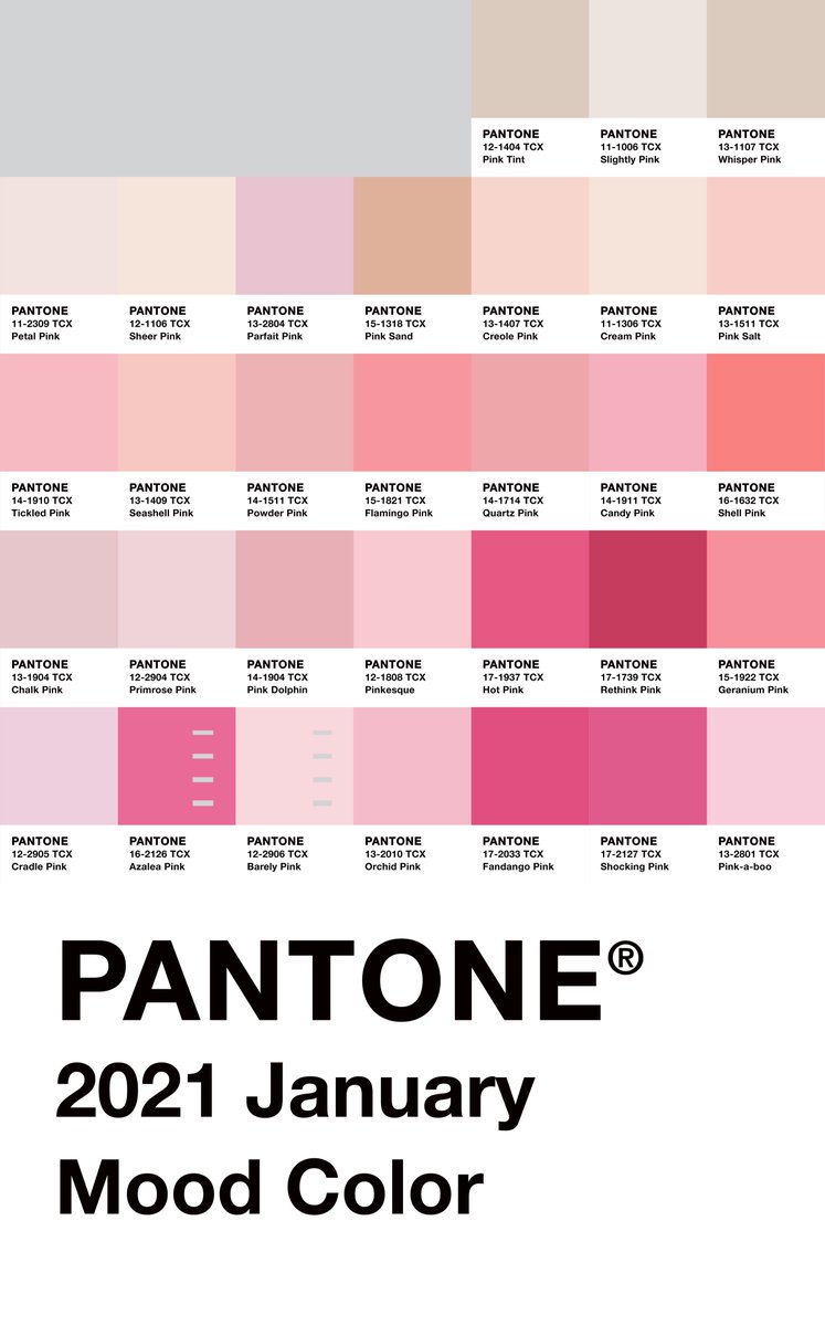 hnnh_lee's tweet photo. My @pantone #MoodColor in #January2021 day by #day...
#ColorInspires...
#Mood #Colour #Design #GraphicDesign #Pantone https://t.co/gSyqGlbxlj