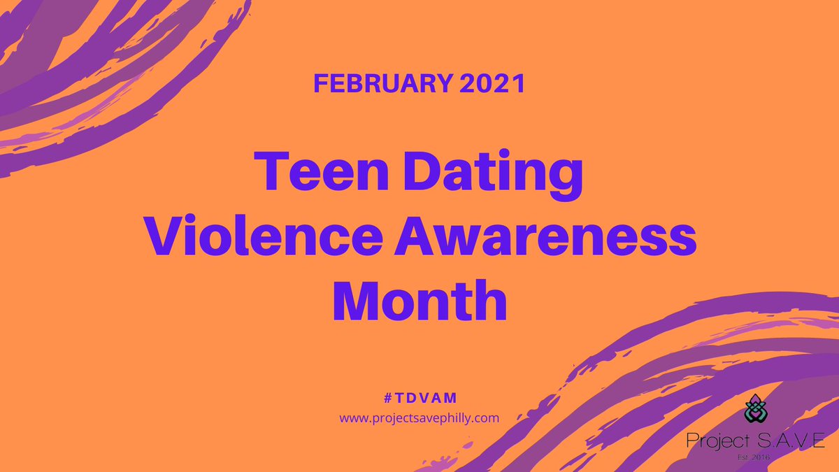 psavephilly's tweet image. February 2021 - Teen Dating Violence Awareness Month 
#TDVAM
#projectsave #projectsavephilly