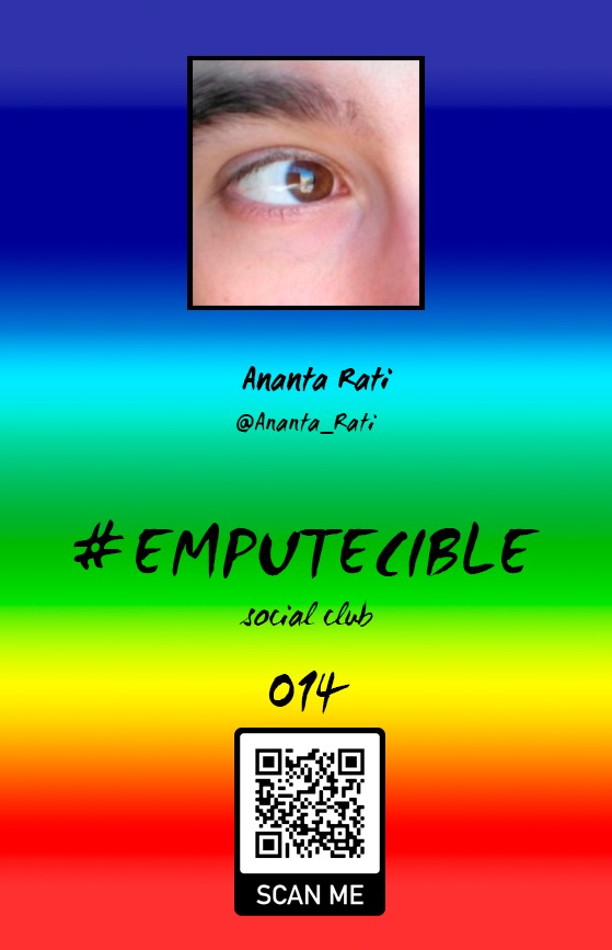 Ananta_Rati's tweet photo. Pues me han declarado oficialmente miembro de #Emputecible Llevaré el carnet con orgullo y trataré de malpensar y pervertir todo comentario que se preste a ello 
Y de regalo, un #LunesDeOjos, ¿por qué no? https://t.co/Powox7yeor
