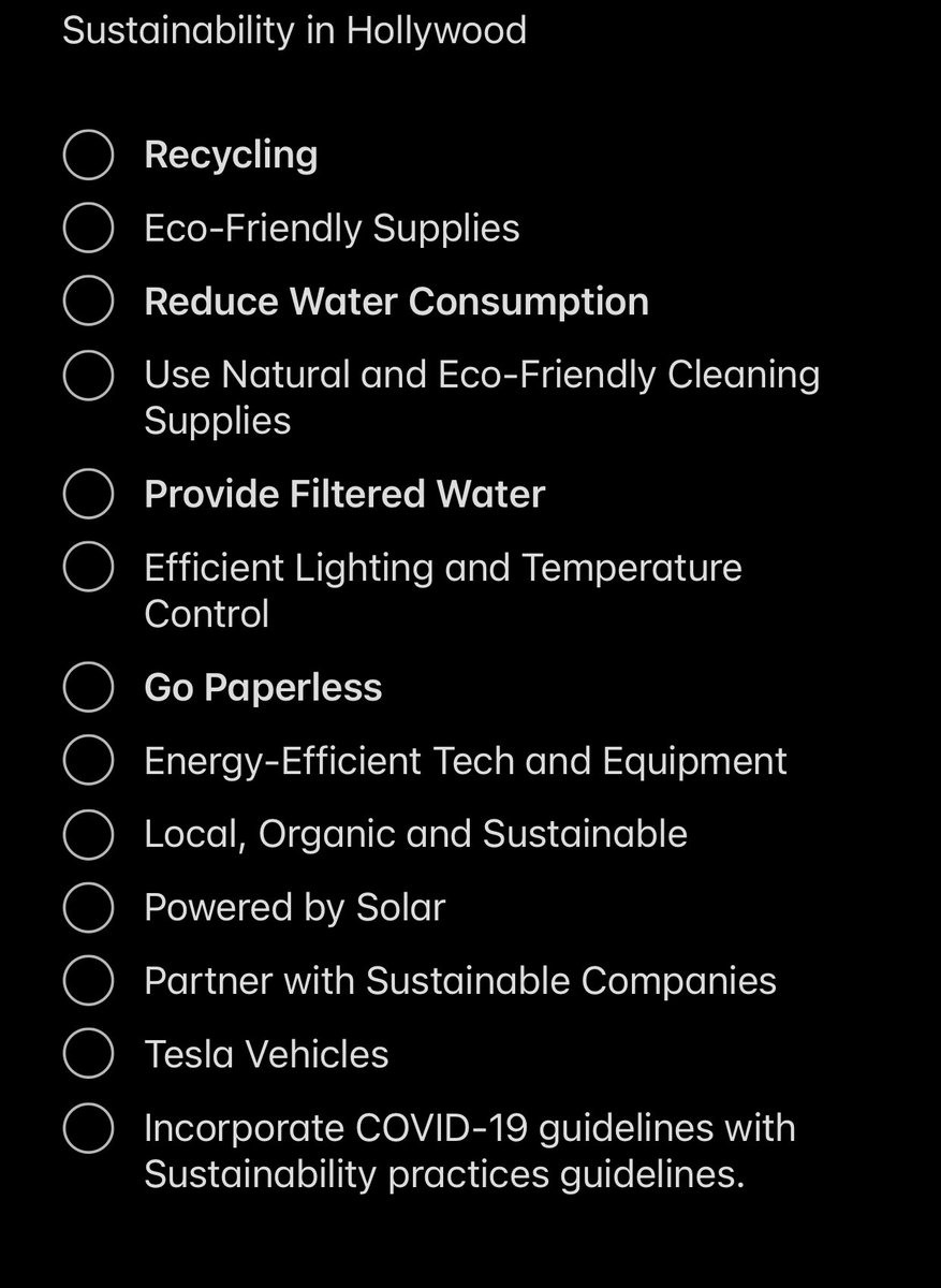 PlanetGreenfest's tweet photo. Sustainability in #Hollywood. Follow this without fail. A few of my steps towards success in #sustainability not just in entertainment but everywhere. @THR @KirstenChuba https://t.co/u3rcX4qBQK