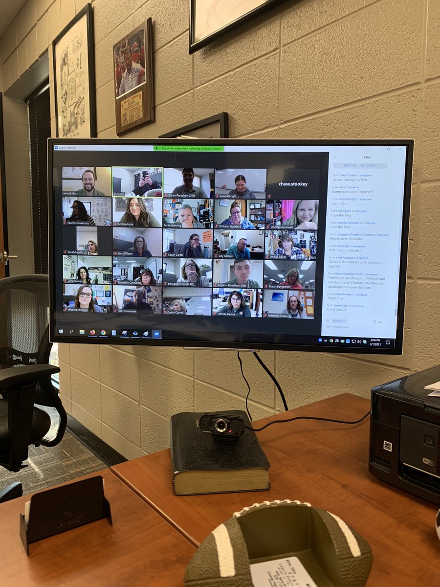 S/O to CHS alumni <a href="/David_Castles/">David Castles</a> for connecting our faculty to <a href="/ParadigmShiftOK/">Paradigm Shift Leadership</a> for Professional Development that focus on Student Engagement in a virtual setting!  Great stuff!