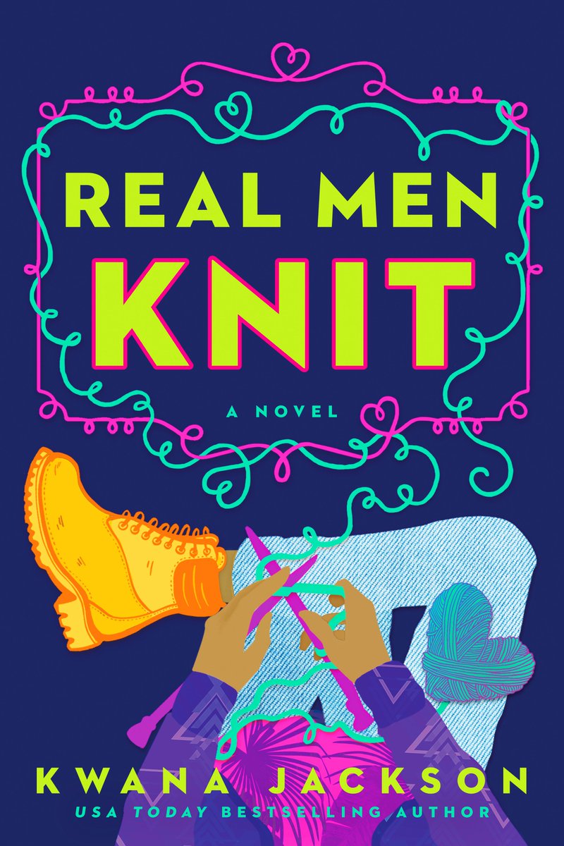 As a former knitter (when my hands could manage it) and also having recently loved a video clip from my current fav Kdrama of the heroes knitting - my interest is piqued by K.M. Jackson's Real Men Knit. I missed it when it came out and it's ow on my TBR.