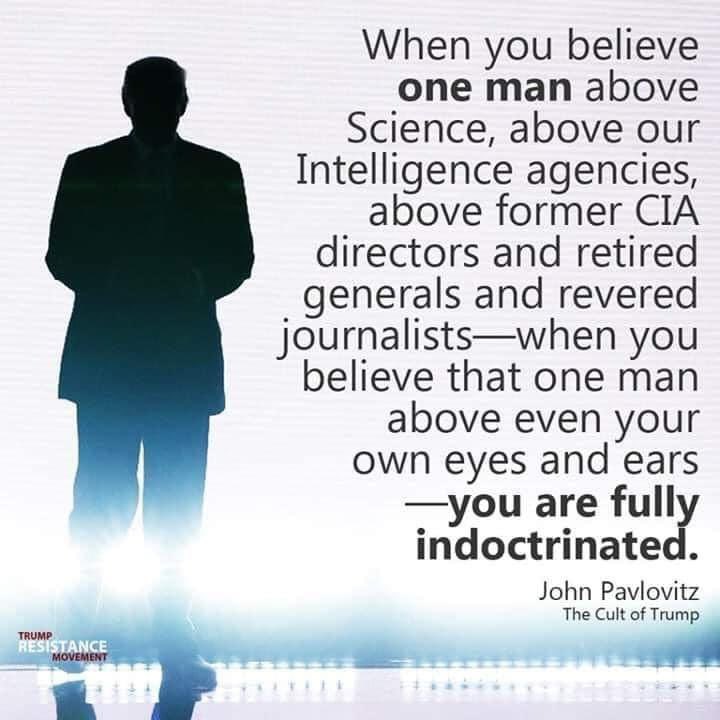 <a href="/mtgreenee/">Marjorie Taylor Greene 🇺🇸</a> <a href="/realDonaldTrump/">Donald J. Trump</a> Majorie know the signs you are in a cult : Cults discourage critical thinking, making it hard to voice doubts when everyone around you is modeling absolute faith. Cults stunt their members psychological and emotional growth.
