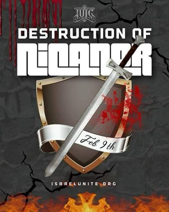 charlesjuniorha's tweet image. The celebration of the #DestructionofNicanor is coming! February 9th 2021 Learn more at Israelunite.org