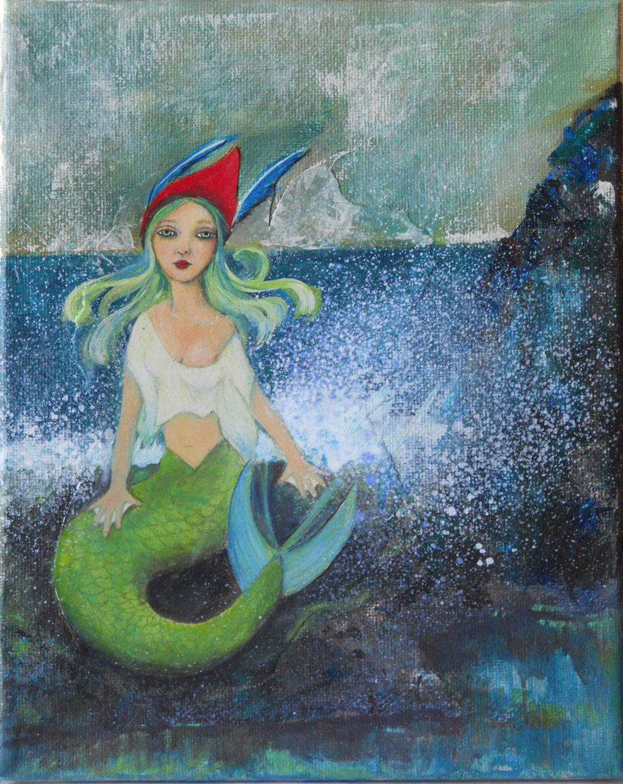 SpookyIrishLady's tweet photo. The Merrow were a type of mermaid. According to an irish legend, the Merrow frolicked in the frigid waters near the rugged Irish coastlineโฆthese sea fairies were women from the waist up, and fish from the waist down.
#theMerrow #irishfolklore https://t.co/c5OQvRSaKu