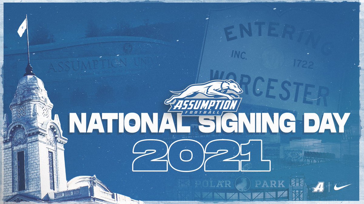 AssumptionFB's tweet photo. #NSD2021 is just 2 DAYS AWAY!!

Find out who is coming to Worcester this Fall, as we officially welcome the newest members of our FAMILY on Wednesday!!

#HoundNation https://t.co/91DeJEwtjC