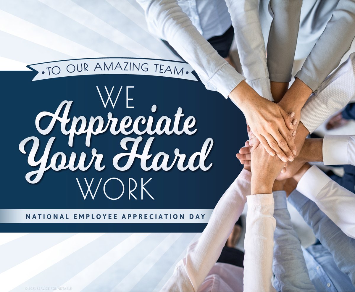 'Alone we can do so little; together we can do so much.' – Helen Keller

#appreciateyourteam #employeeappreciationday