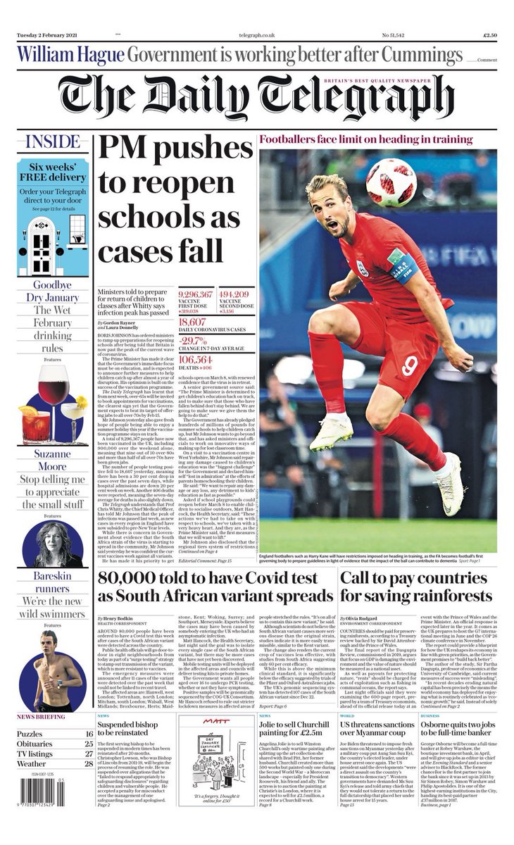 JuliaHB1's tweet image. Who's going to break it to Boris Johnson that he doesn't have to push to do anything. He's the Prime Minister, he can reopen schools tomorrow if he wants. The British people didn't elect Whitty, Vallance, Ferguson or SAGE to No10, we elected HIM to make decisions, not them.