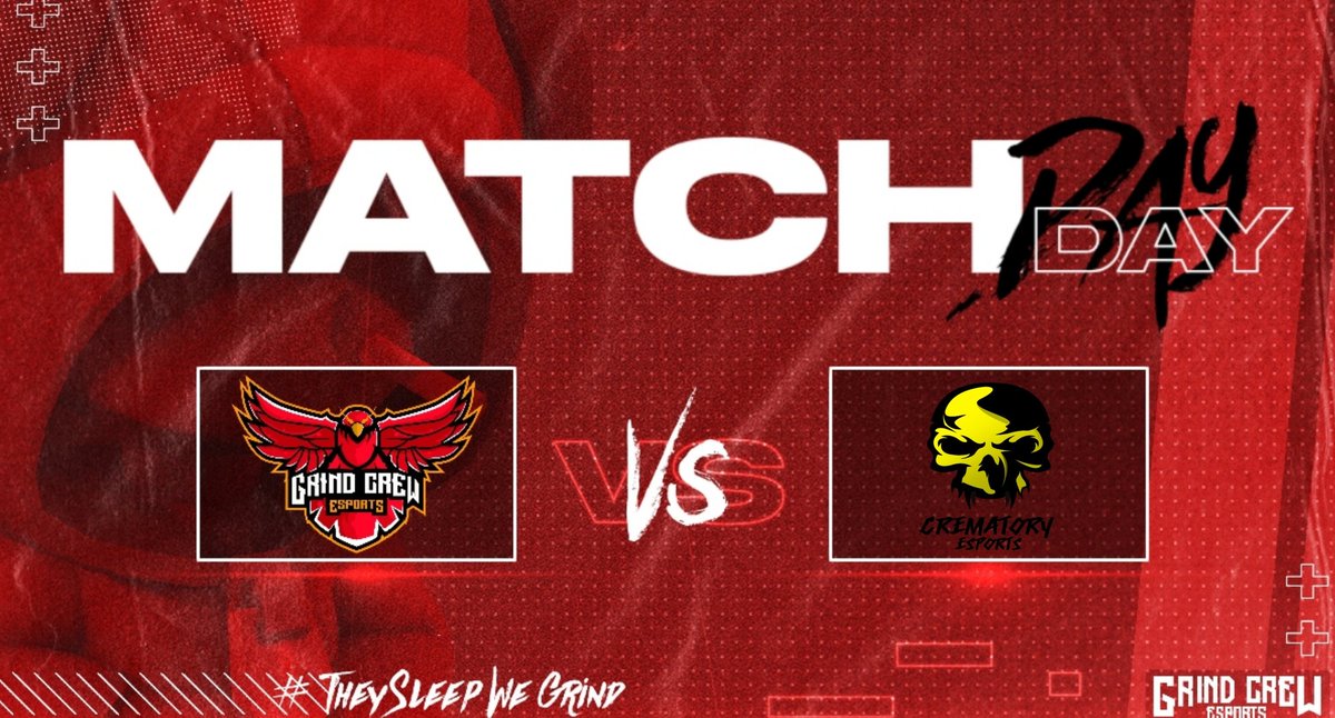GrindCrew_GG's tweet image. ¡GAME DAY! 

Otra noche de debut. Hoy 20:30 🇺🇾 toca dar nuestro primer paso en Dark League. ¡Vamos por esa victoria!

🆚 @TeamCrematory 
🏆 @Dark_LeagueGG 
🎙️ @Facu_Cometa
📺 Twitch.tv/Facu_cometa

#TheySleepWeGrind 🦅