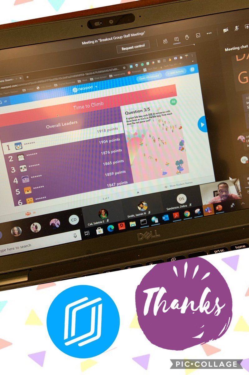 SheralynShepard's tweet photo. Thx! @SpiffyTechGuy KSU Coach for building our capacity with the Time to Climb activity feature on @nearpod today! #student-engagement and formative assessment all in one! @SLLewisES @SheralynShepard @DoctorOrderEdD https://t.co/AH8HOyIBgh