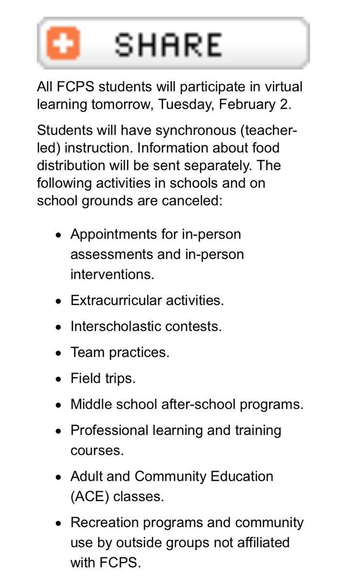 OaktonHS's tweet photo. Cougars, the building will be closed tomorrow!  Any in-person scheduled events will be rescheduled. https://t.co/jYxQIqvjm8