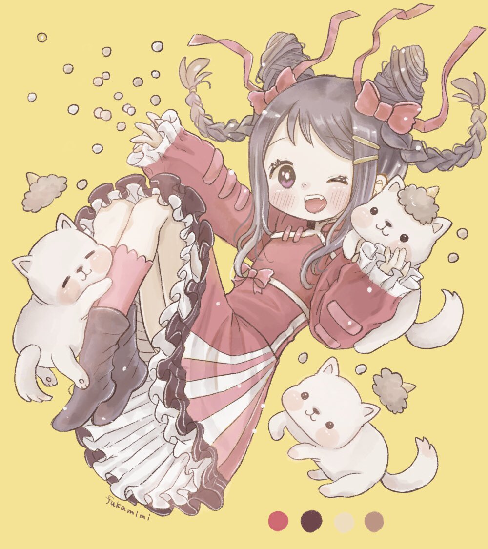 今日は 節分 節分の日 鬼は外 福は内 イラスト 絵 ゆるいイラ ふかみみ ご依頼受付中のイラスト