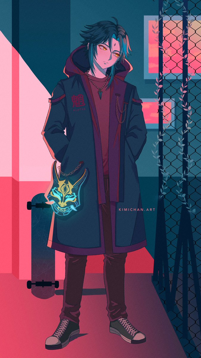 xiao wallpaper genshin on Kimichan On Twitter I Drew Aesthetic Xiao Wallpaper A c I i Genshinimpact Xiao Mihoyo Genshin