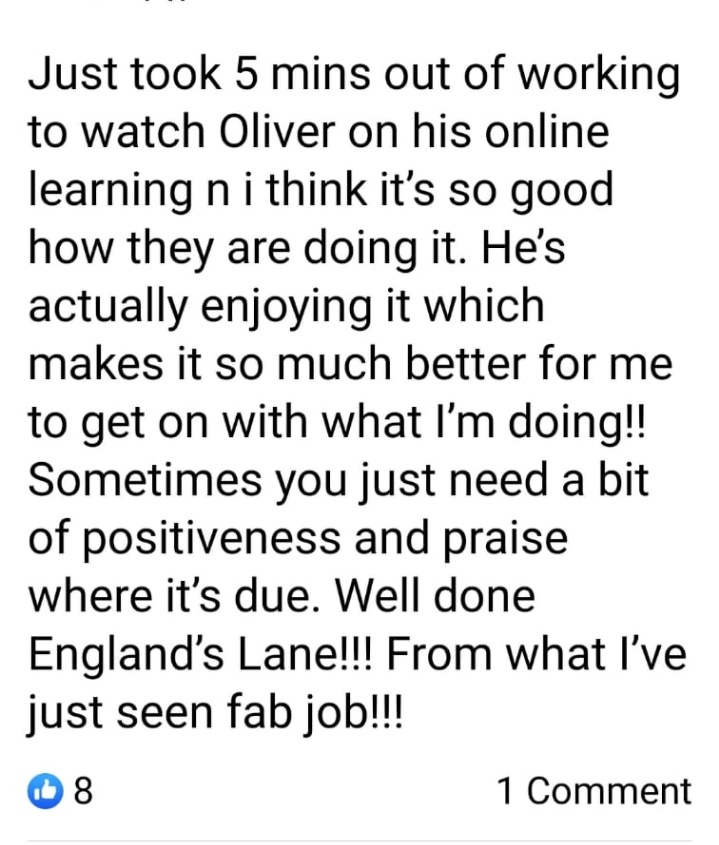 💙✏💫 Incredibly kind words from one of our Year 6 parents. Thank you so much for the feedback. Parents and teachers supporting each other. Great work Team ELA! 💫✏💙 <a href="/Cohort7ELA/">EL Academy Year 6</a> <a href="/DeltaTrust_Org/">𝗗𝗲𝗹𝘁𝗮 𝗔𝗰𝗮𝗱𝗲𝗺𝗶𝗲𝘀 𝗧𝗿𝘂𝘀𝘁</a>