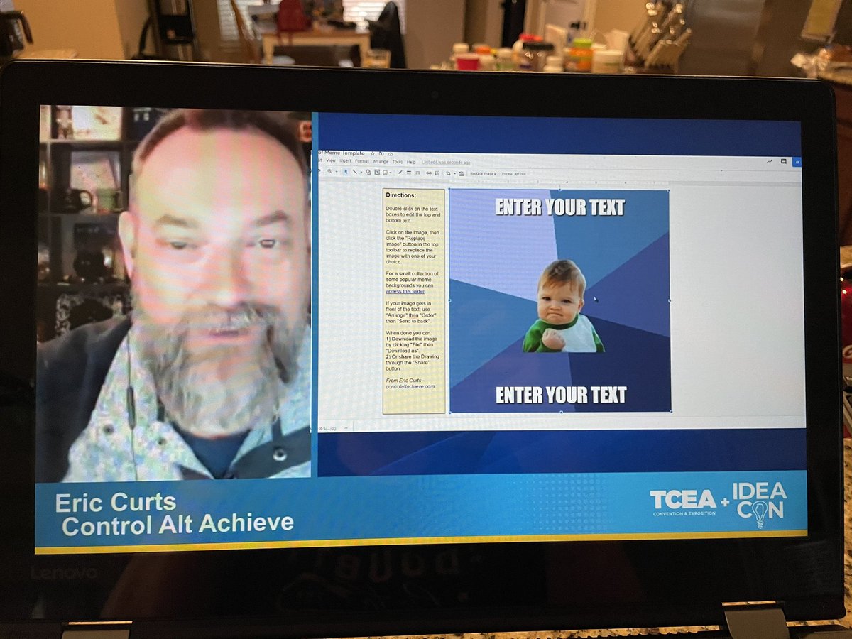 A_Colwell96's tweet image. Oh my! If you do not follow @ericcurts you MUST! He has the BEST tech tutorials!! Absolutely ❤️ his #TCEA session Awesome Uses for Google Drawings. #googledrawing #IDEAcon