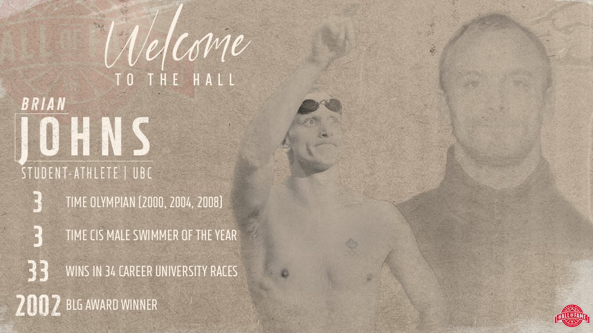 CanadaWest's tweet photo. Did you know Brian Johns won 33 of 34 university races in the pool for the @ubctbirds? Last week, the3β£x Olympian was inducted into the CW Hall of Fame!
β‘οΈ https://t.co/M0VTjeJi42
#CWHOF #BestoftheWest https://t.co/BuvYbKQ6lZ