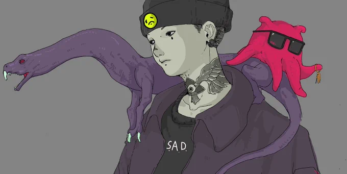 #2月になったのでフォロワーさんに自己紹介しようぜ
最近は少し絵柄が変わったきがする。 