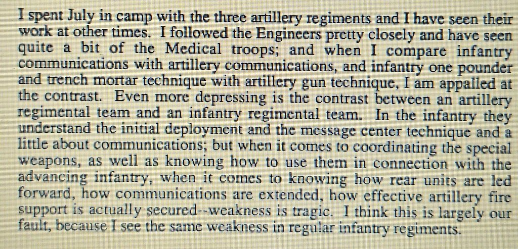 WOWOK, so the inability of maneuver officers to understand enablers is not limited to the 21st century then(1935 letter from Marshall)