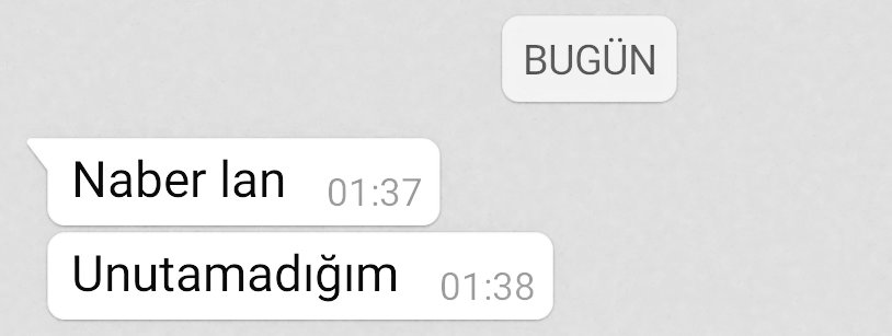 Aga aldığım mesaja bak yapılcak iş mi ?