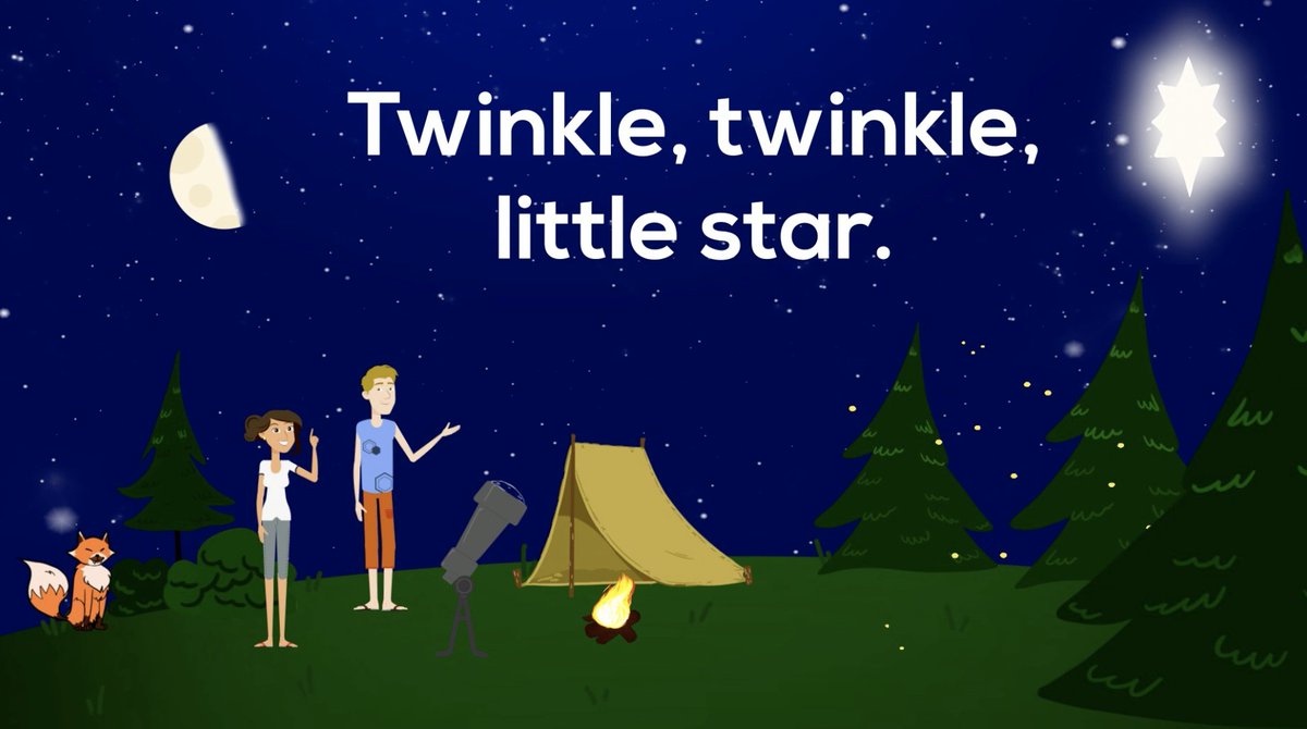 SpeechSongs's tweet photo. "Twinkle, Twinkle, Little Star" is posted!

Check it out here - https://t.co/efli8Aetj6

Graham Hucks is back with the illustrations for this video!

Don't forget to subscribe to the YouTube Channel! It is completely FREE! https://t.co/lqvbrEuy7o