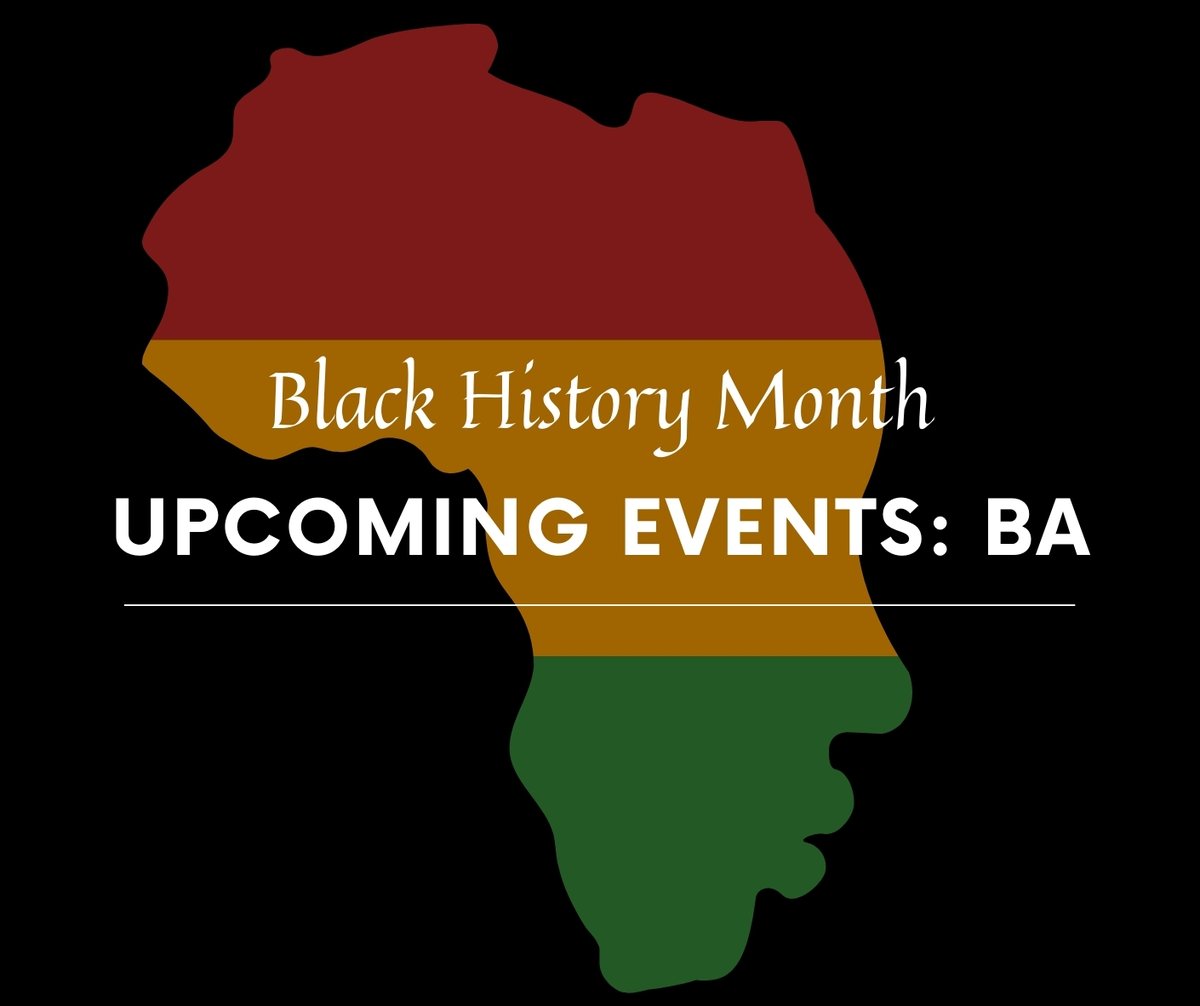 NSUBA Celebrates Black History Month

Feb. 1-28  | BHM Book Display | BA Library 
Feb. 6 | Spider-Man | BA Cinemark
Feb. 8-15 | Tulsa Race Riot | VCG
Feb. 10 | “When Black Women Stand Up” Dr. Melanye Price 
Feb. 12 | Conversations w/ Dr. Rev Turner 

Visit nsuok.presence.io