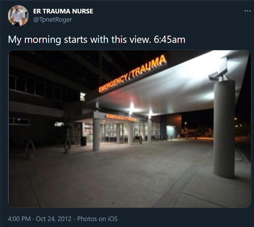 But look, this is where he works. Ope, nope! More stock photos! 5/