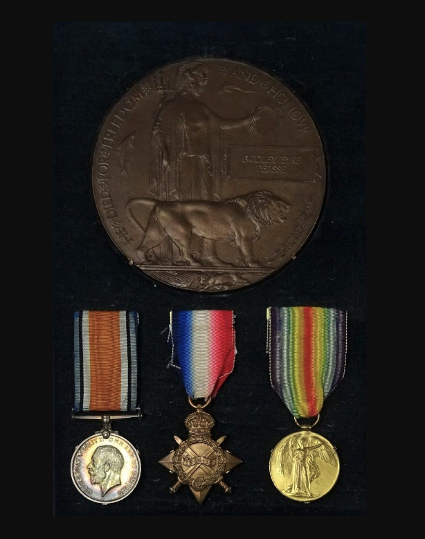 ...he was still a Lt; his promotion having been gazetted to take effect on 7 Feb 15. Aged only 22, he had arrived in F&F on 4 Dec 14; he would survive less than 2 months in the trenches. After this action, Dudley Persse was taken to No 2 CCS in Bailleul where he would...(5/8)