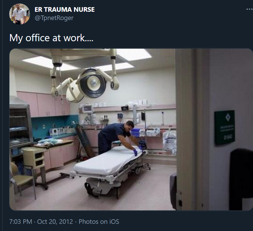 Wow he works in so many places! Ope, nope! Still more stock photos! 6/