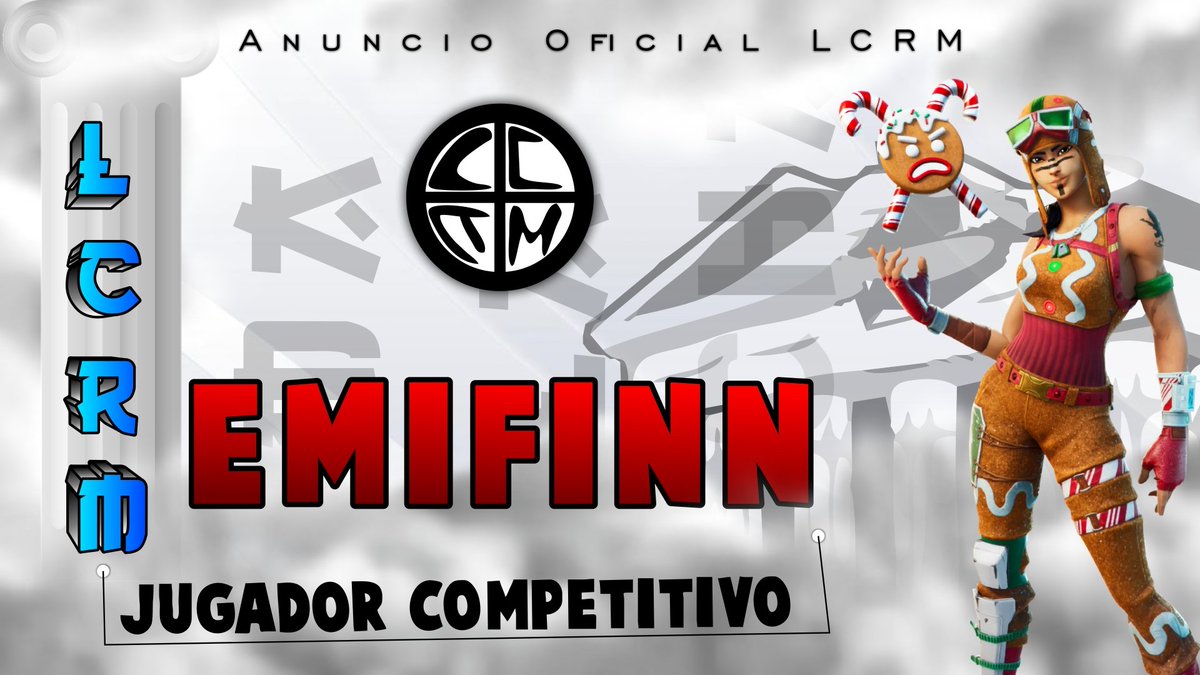 TeamLCRM's tweet photo. Presentamos un nuevo🏛 integrante que representara en el competitivo.💎
Bienvenido EmmiFinn👍🌎
#LCRM https://t.co/5mffA6WtKj