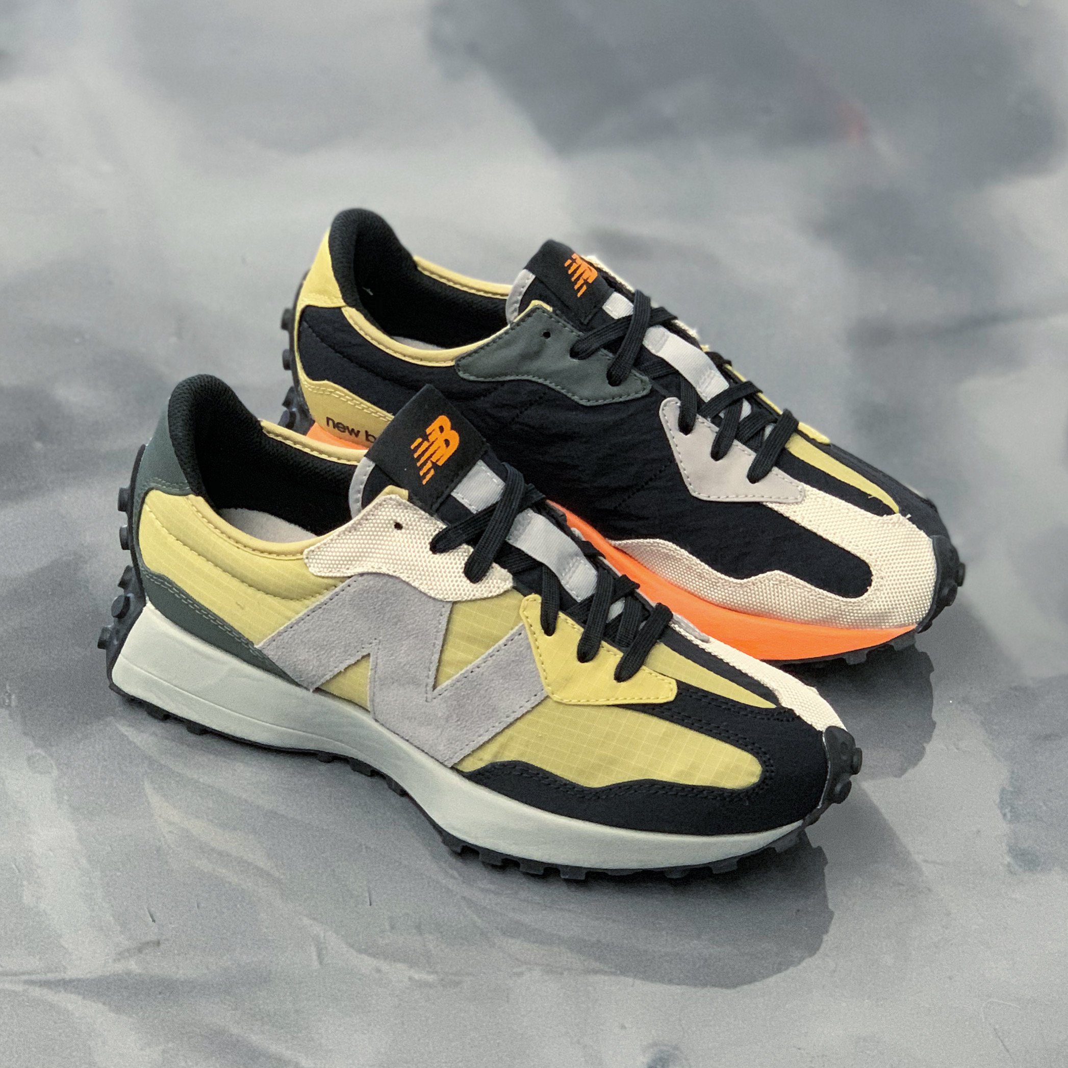 New balance 327 gold sales