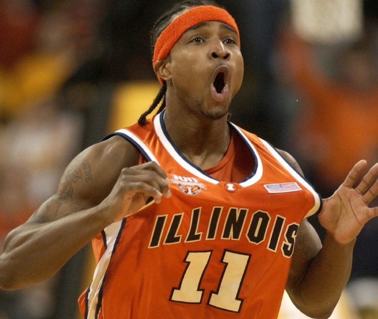 Illini_Guys's tweet photo. Identify this Illini without using his name.  

No more than 5 words.

#Illini https://t.co/RGMrL1NxjF