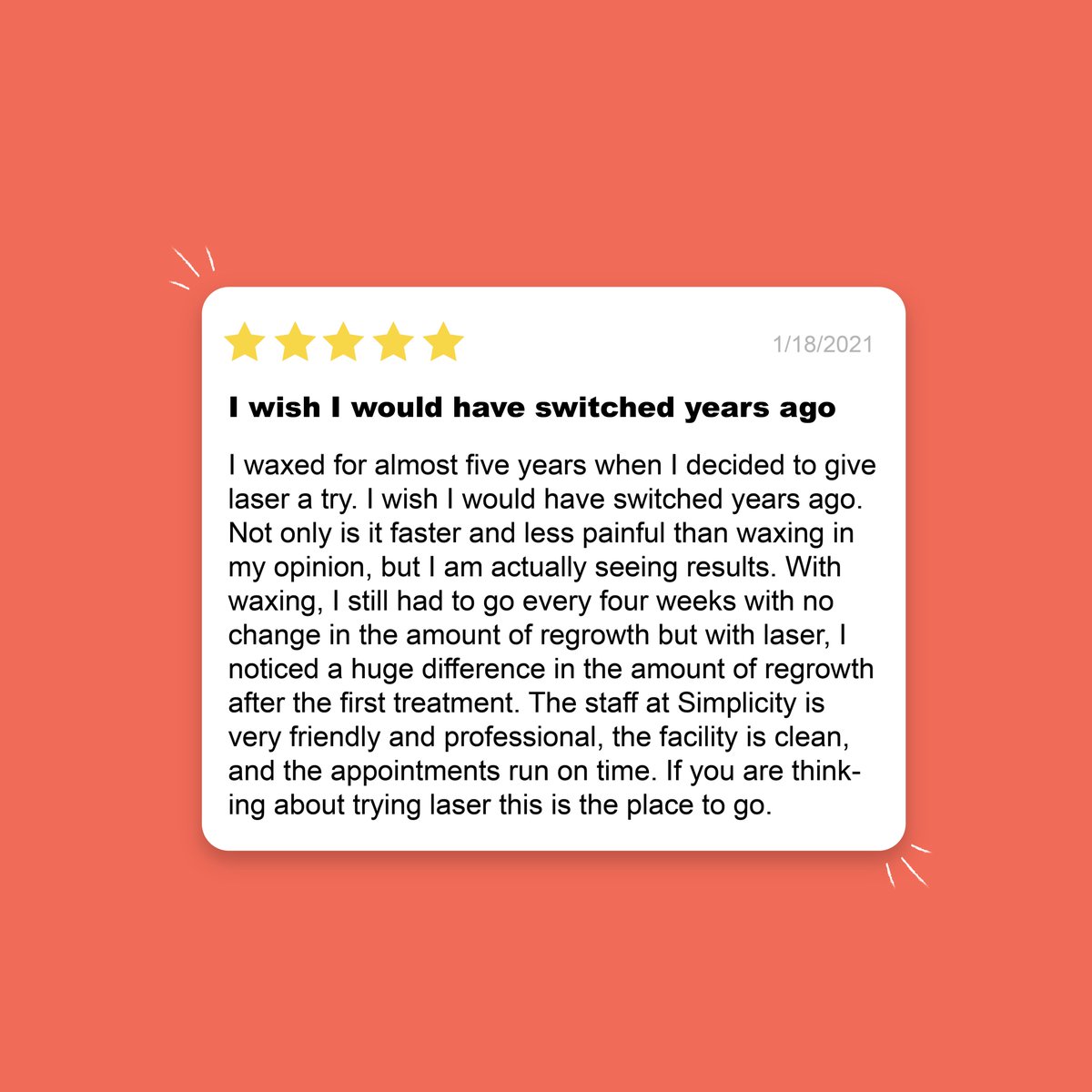 SimplicityLaser's tweet image. We love hearing why you decided to start laser hair removal! Comment below on why you made the switch to laser 💕

#laserhairremoval #beauty #skincare
