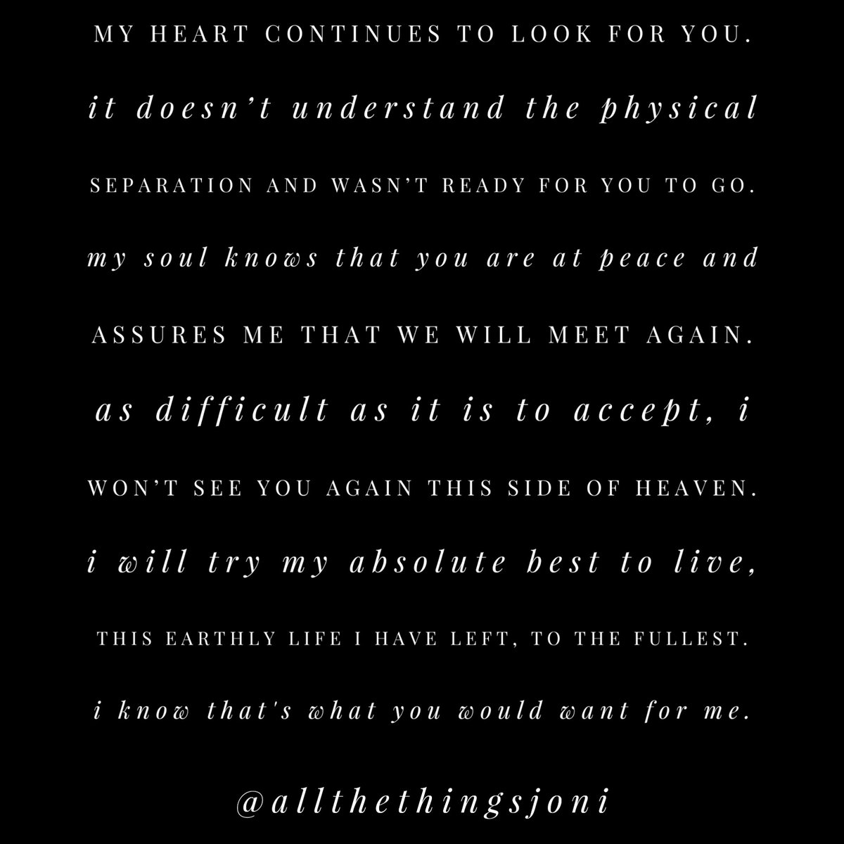 allthingsjoni's tweet photo. #grief #life #loss #love #live #today #quotes #quoteoftheday https://t.co/nxBlUdOV7P