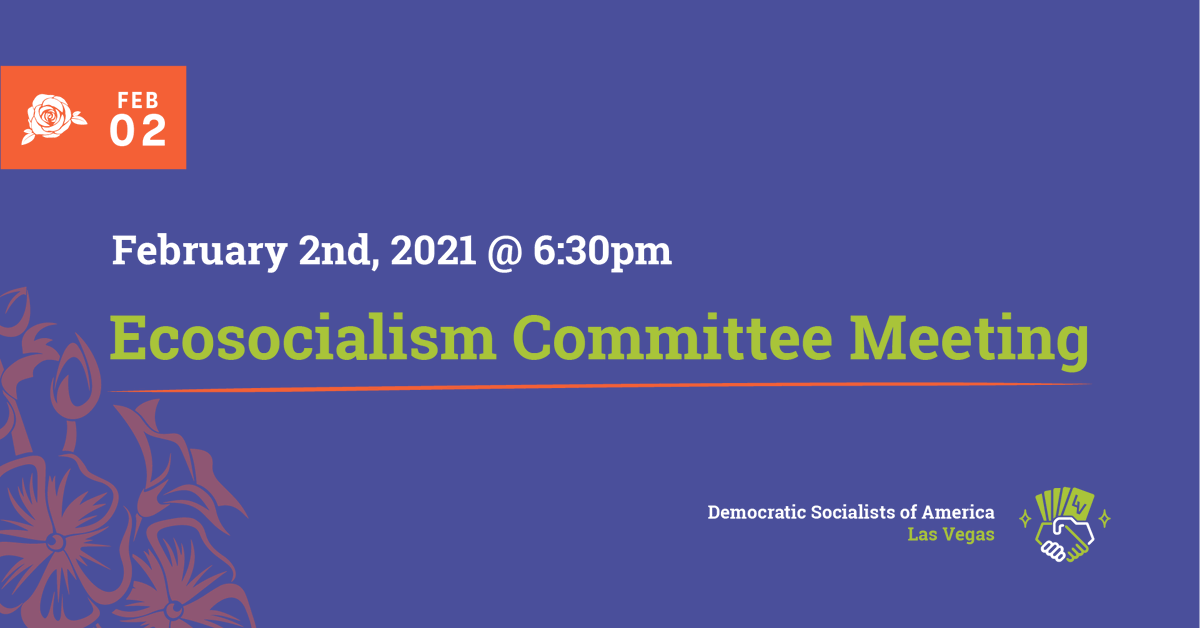 LasVegasDSA's tweet photo. Join us TONIGHT @ 6:30pm PT for @LVDSAeco's monthly meeting. We'll be discussing the environmental bills coming up in the #nvleg session #taxthemines

🌹 Register → https://t.co/g5GldVBzCg https://t.co/RxbDdRAluE