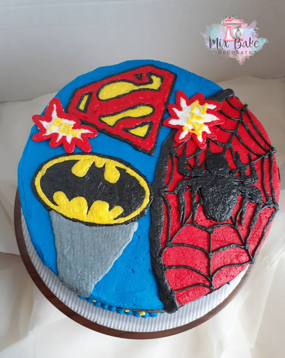 Introducir 115+ imagen batman spiderman cake - Abzlocal.mx
