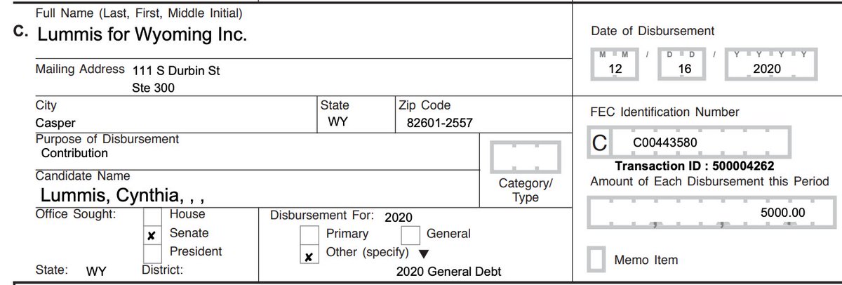 Google made a similar $5,000 donation to Wyoming senator Cynthia Loomis on December 16. On January 6, Loomis was one of eight senators who voted to reject the Electoral College vote.