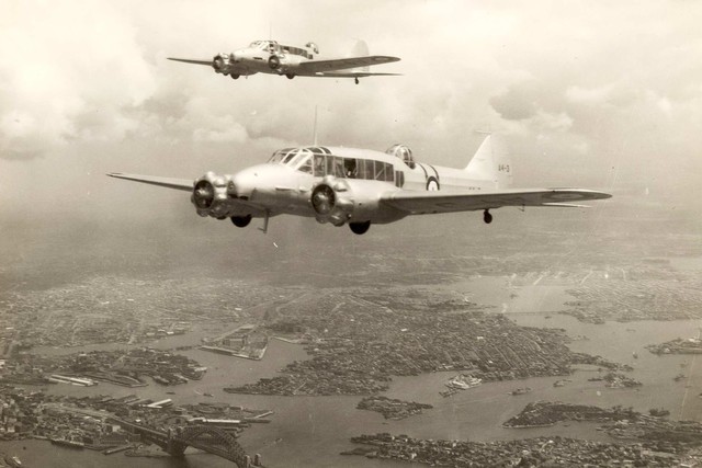 With the outbreak of War in September 1939, the RAAF's Ansons were quickly conducting coastal patrols and soon would be assigned to schools training personnel under the Empire Air Training Scheme.
