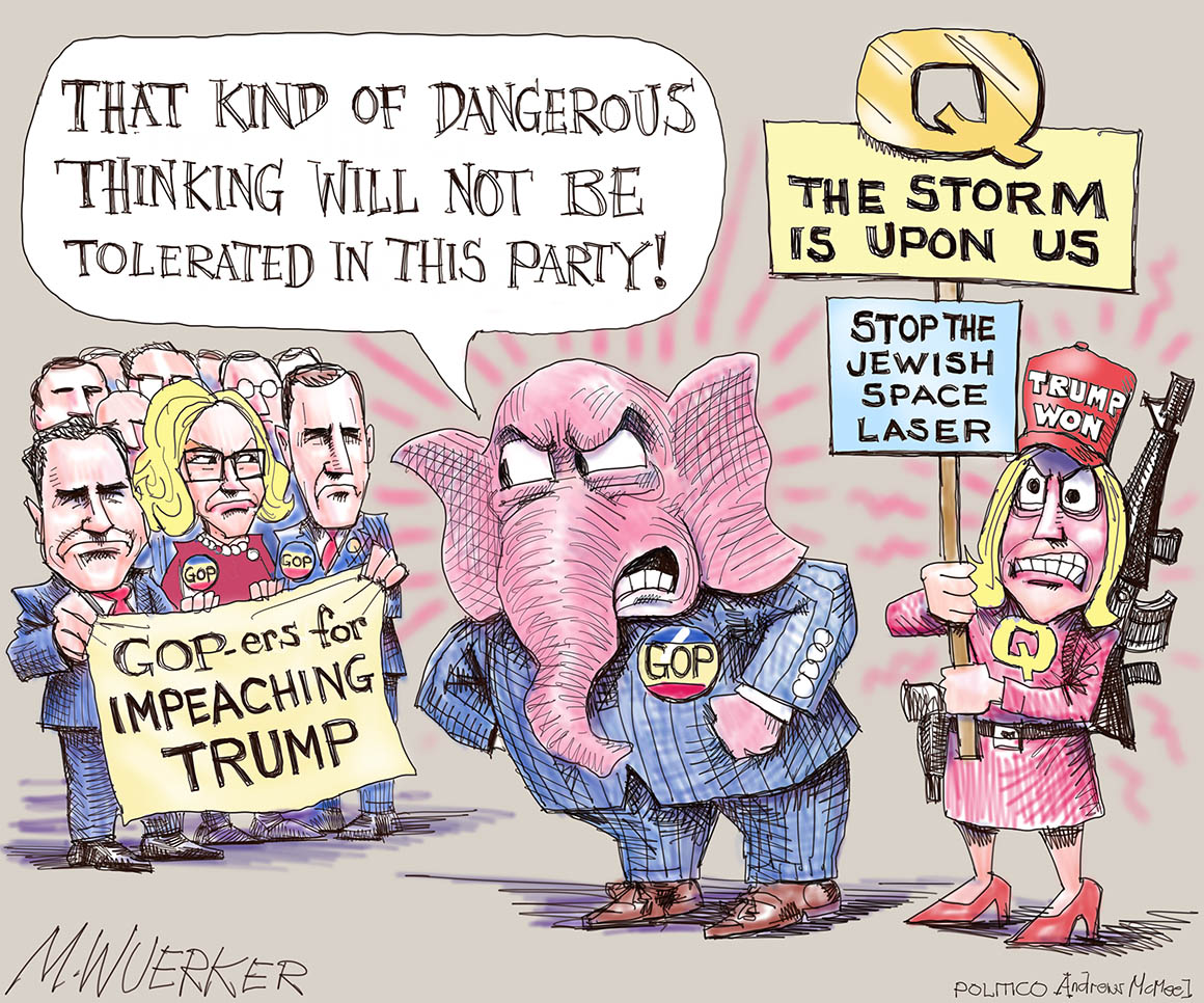Trumptionary17's tweet image. Post Trump Cartoon of the Day - Feb 1, 2021 @Montejp231 @AngrierWHStaff 
@suesupports @mmpadellan 
@rosie @olgaNYC1211 @grantstern 
@funder @AmandiOnAir @tedlieu 
@TeaPainUSA @malcolmnance @joyannreid 
@ProjectLincoln
#ExpelTheSeditionists 
#TrumpIsGuilty
