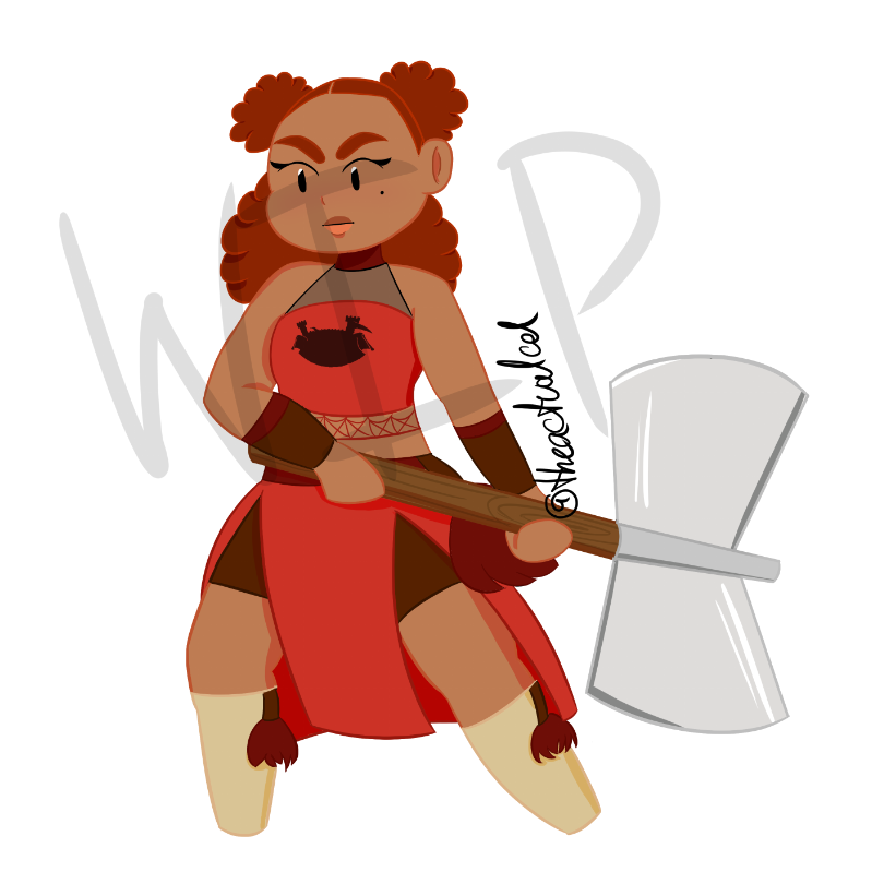 Cel,  @TheActualCel Artist and game developerTheir style is so cute and colorful! She also has cute stickers at their shop. Cel also started a really great thread of black artists here:  https://twitter.com/TheActualCel/status/1356271089970782215