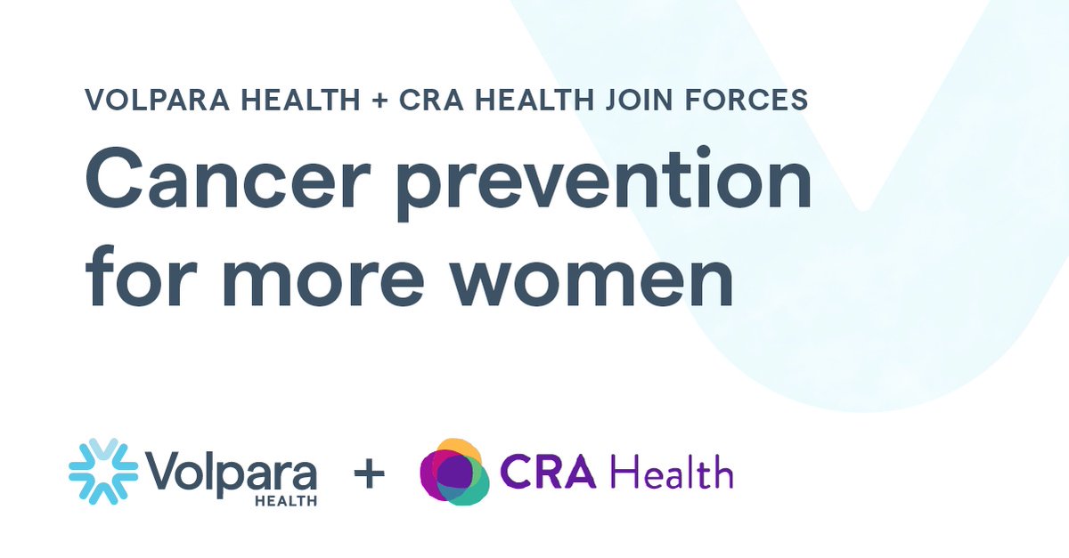 Volpara Acquires CRA Health to Bring Cancer Prevention to More Women.

prnewswire.com/news-releases/…

#cancer #personalizedmedicine #womenshealth #healthcareIT