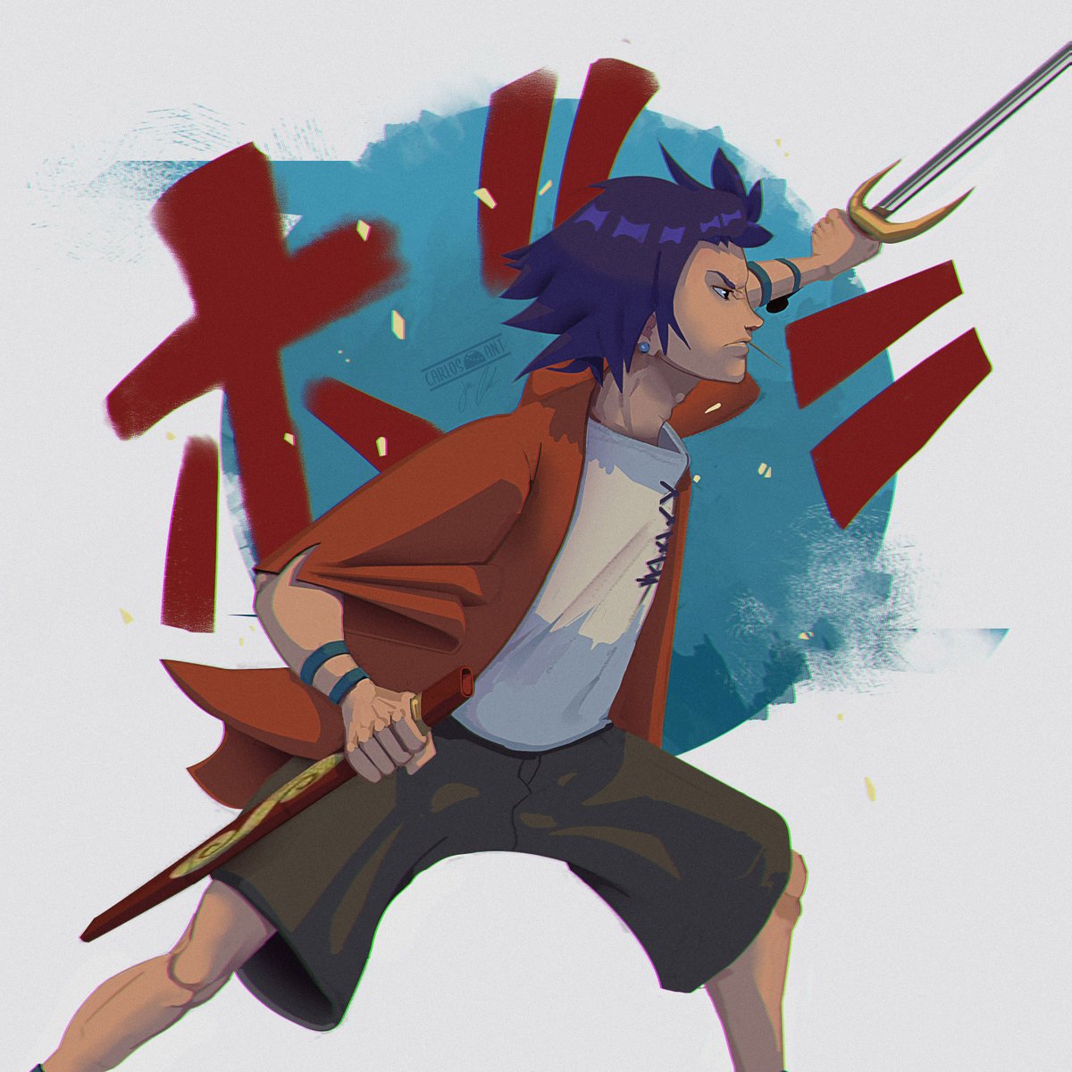 i did a #samuraichamploo fanart