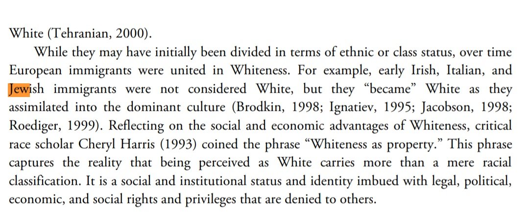 Eventually, real Jews, now "white" by Critical Race Theory magic, will become a problem for this narrative, and it will be taken as further oppression in line with that long history of oppression to "recenter Jews" in the Holocaust.