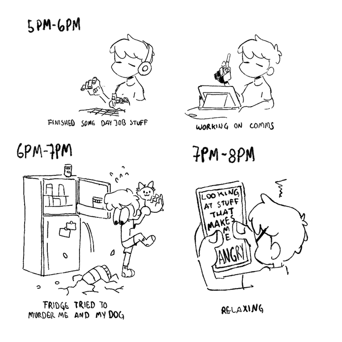 More #hourlycomicday stuff 